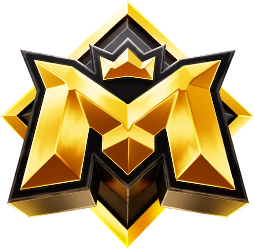 Minestaxning oltin tojli M logosi